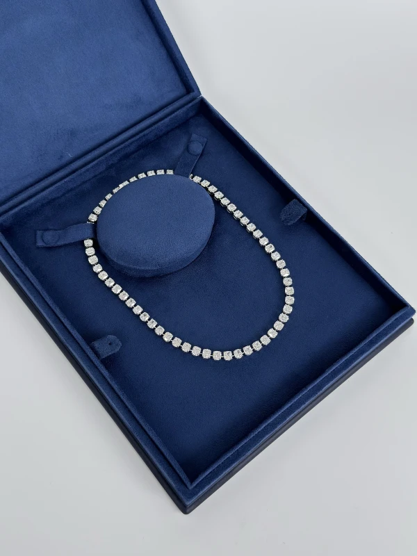СЕРЬГИ NO NAME CUSHION DIAMOND 61.58 CT D/VVS-VS NECKLACE (GIA) NN61.58 8