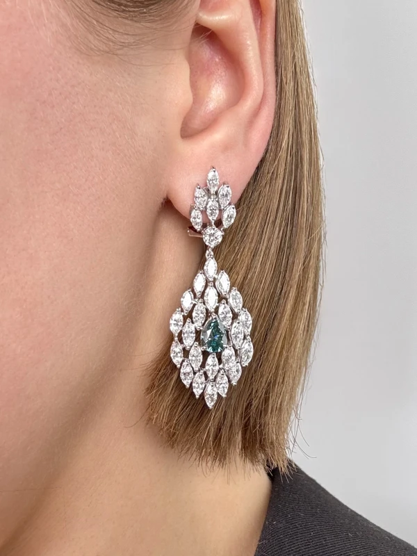 RalfDiamonds DIAMONDS 11.87 CT EARRINGS RFD7843 2