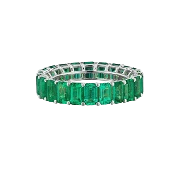 Earrings without a brand Emerald RING 9.30 CT 9.3 CT Emerald