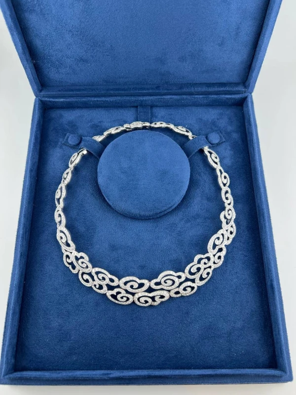 Ювелирные украшения КОЛЬЕ С БРИЛЛИАНТАМИ 17.90 СТ G/VS1-VS2 17.90 CT 3