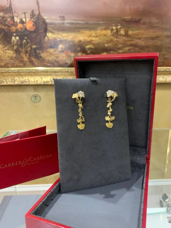 Carrera y Carrera GINKGO EARRINGS DA09455 9