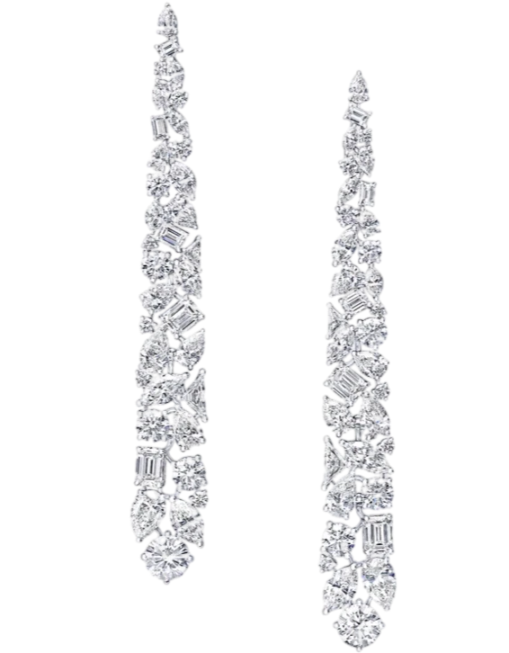 Graff Multi-shape Diamond Drop Earrings