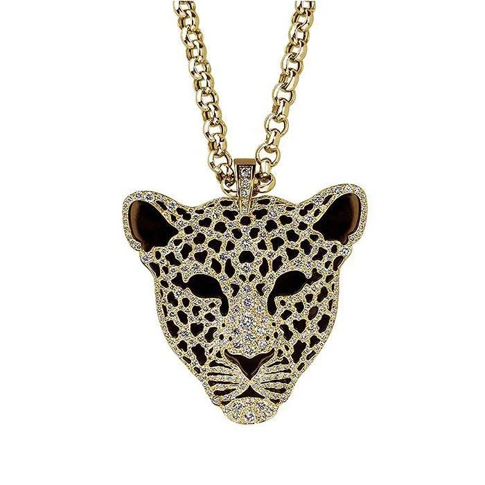 BESTIARIO DIAMOND LEOPARD PENDANT