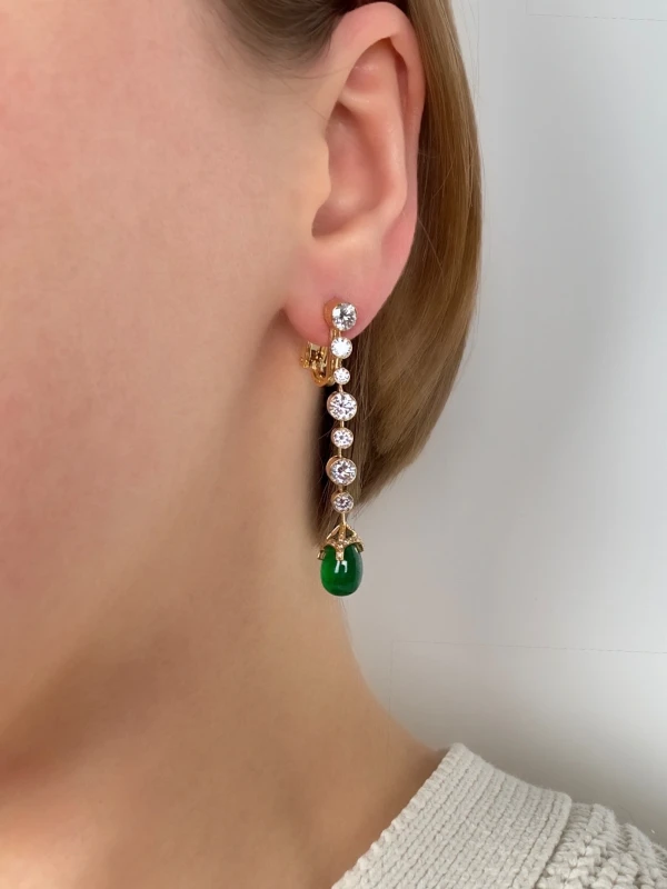 Chaumet СЕРЬГИ С ИЗУМРУДАМИ 4.37 CT - 4.50 CT 4.37 CT - 4.50 CT 2