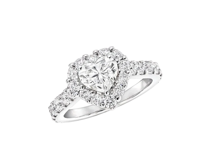 GRAFF Icon Heart Shape Diamond 0.70 ct F/VVS1 Engagement Ring (GIA) RGR619 1