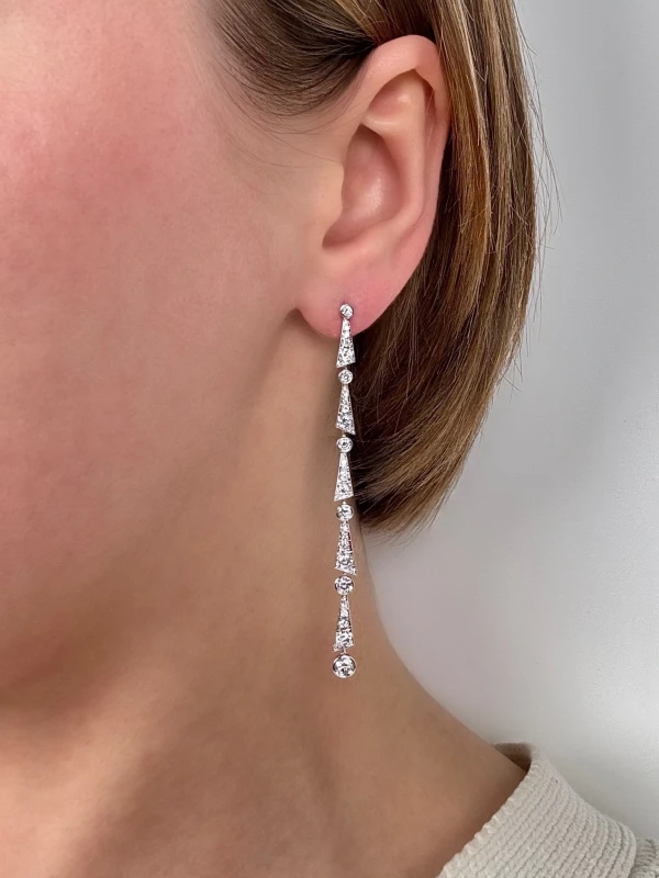 GRAFF SOLAR LONG DROP DIAMOND EARRINGS RGE1517 2