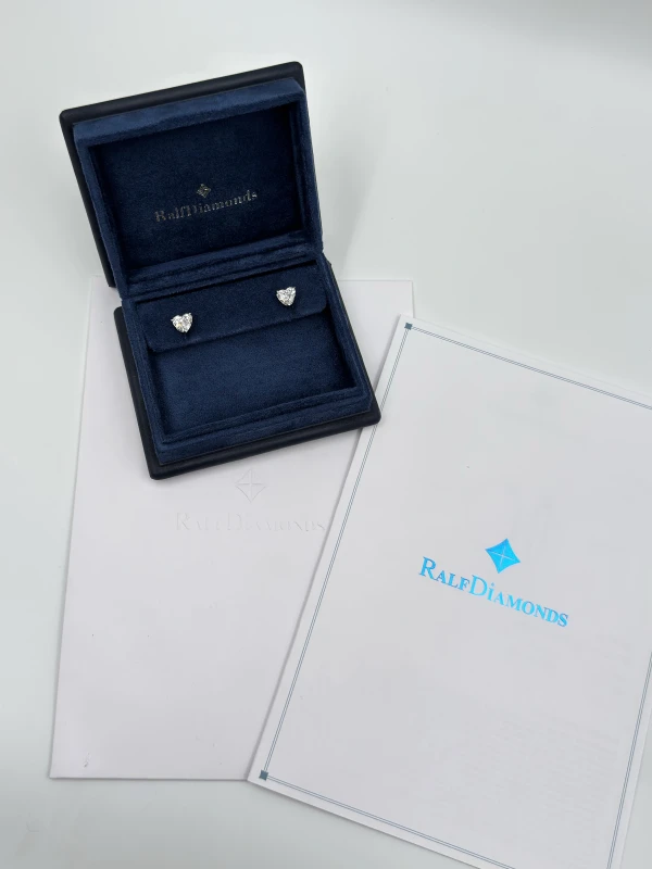 RalfDiamonds 2 HEART DIAMOND EARRINGS 0-2429 6