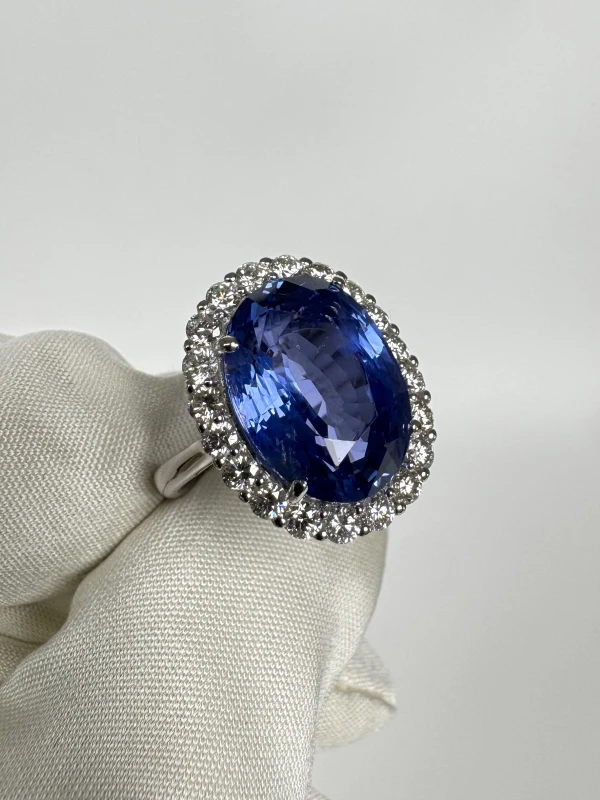 СЕРЬГИ NO NAME SAPPHIRE 10.14 CT RING (SIZE 53) NN10.14CT 3