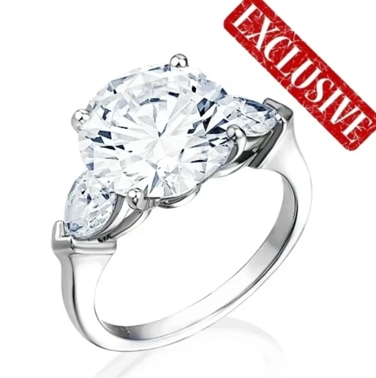 ROUND DIAMOND 5.39 CT E/VVS2 RING (GIA)