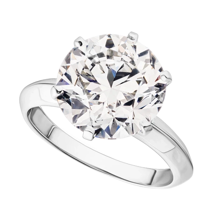 DIAMOND RING 10.02 CT H/VS2 EXEXEX (GIA)