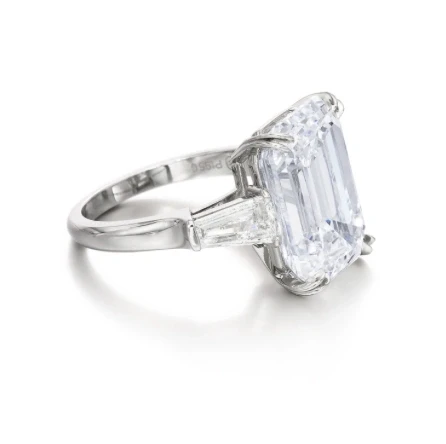 Harry Winston EMERALD-CUT DIAMOND 10.87 CT FL EX EX 10.87 FL 2