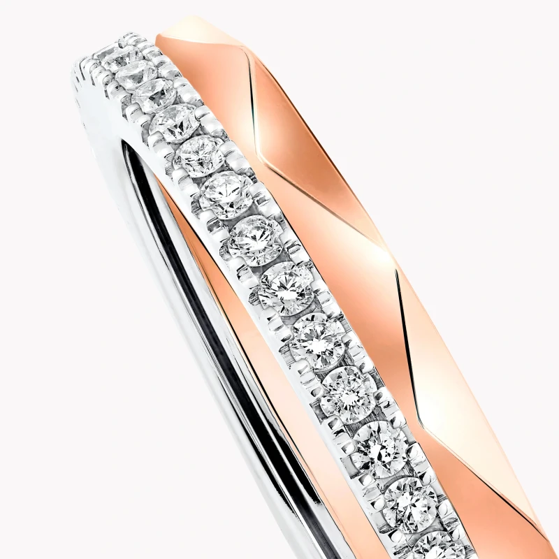 GRAFF Laurence Graff Signature Diamond and White Gold Band (SIZE 52) RGR953 2