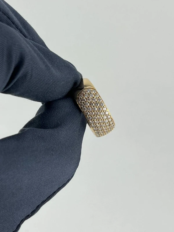 Cartier CLASSIC FIVE ROW DIAMOND PAVE RING B4075853 5
