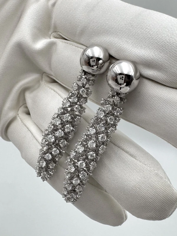 RalfDiamonds DIAMOND EARRINGS 5.88 CT F/VS RD5.88CT F/VS 4