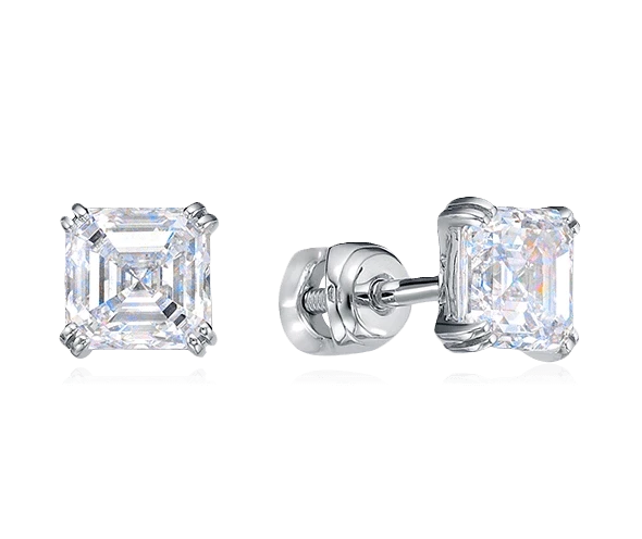 ASHER DIAMOND STUDS 0.70-0.70  CT E-F/VVS1-VVS2