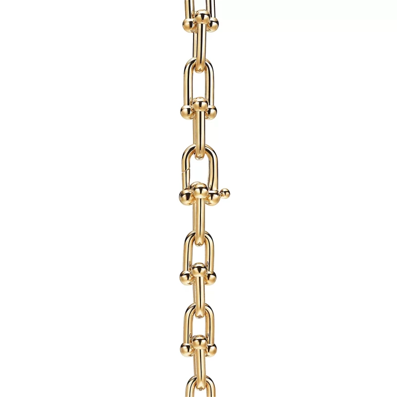 Tiffany & Co Elongated Link Bracelet in Yellow Gold 63358126 4