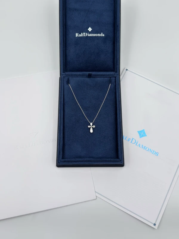 RalfDiamonds DIAMOND CROSS 0.53 CT G/VS PENDANT RD0.53 4