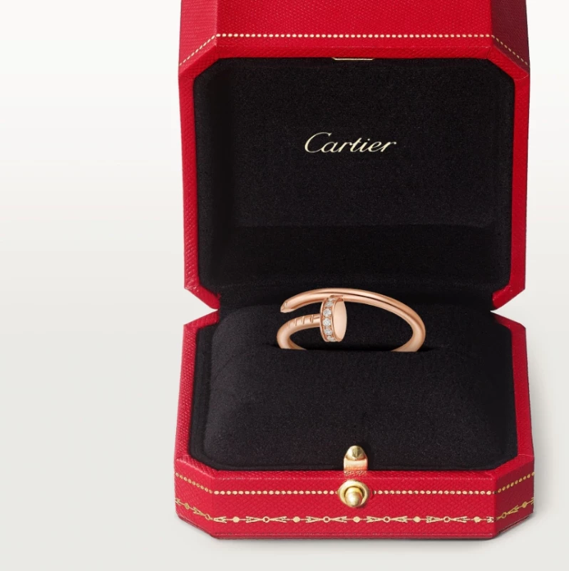 Cartier Juste un Clou ring, small model, diamonds (SIZE 52) B4244852 2