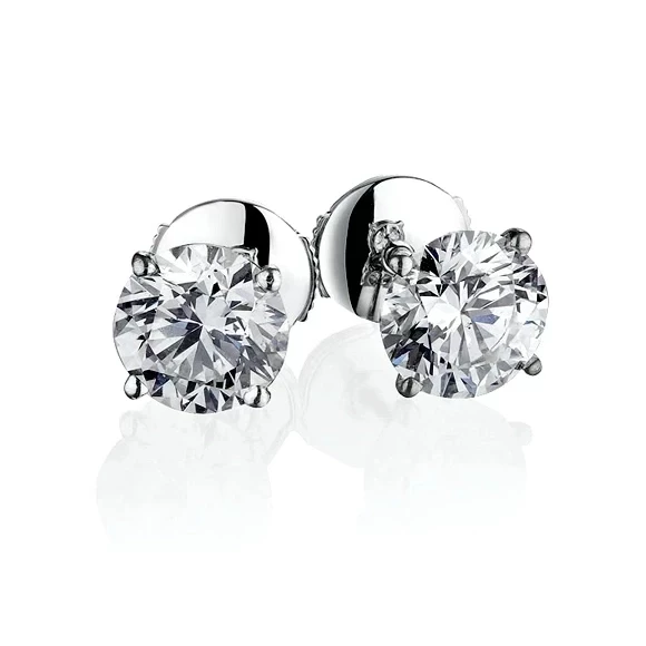 DIAMOND EARRINGS 2.00 - 2.00 CT G/VS1