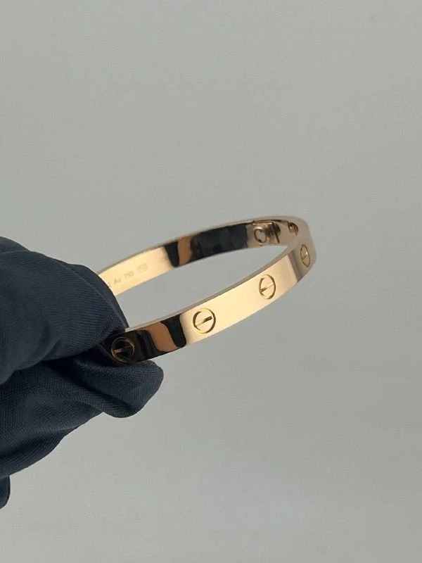 Cartier LOVE BRACELET, ROSE GOLD (SIZE 17) B6035617 5