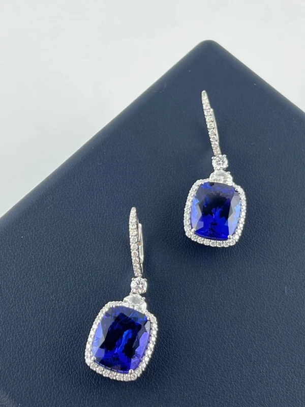 Verdi Jewellery СЕРЬГИ С ТАНЗАНИТАМИ 8,99 CT - 8.61 CT 8,99 CT - 8.61 CT 3