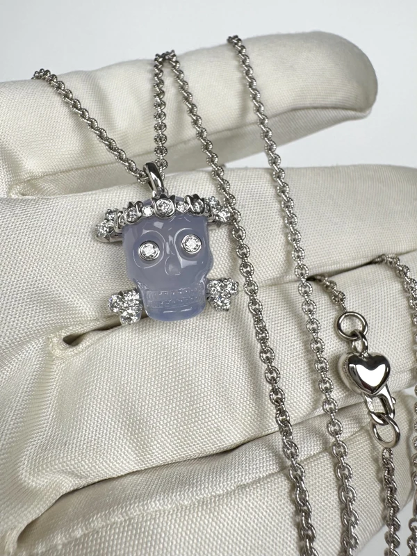 Dior DIAMOND SCULL PENDANT JTDM94007 3