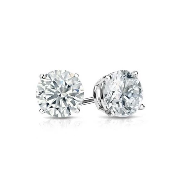 Earrings without a brand С БРИЛЛИАНТАМИ 0.50 CT O-P/VS2 - 0.50 CT M/VS1  0.50 CT O-P/VS2 - 0.50 CT M/VS1 