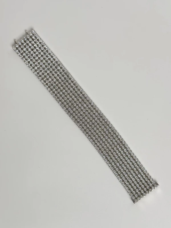 RalfDiamonds WHITE GOLD DIAMOND BRACELET 21.08 CT F-G/VS (SIZE 18) RD050125 5