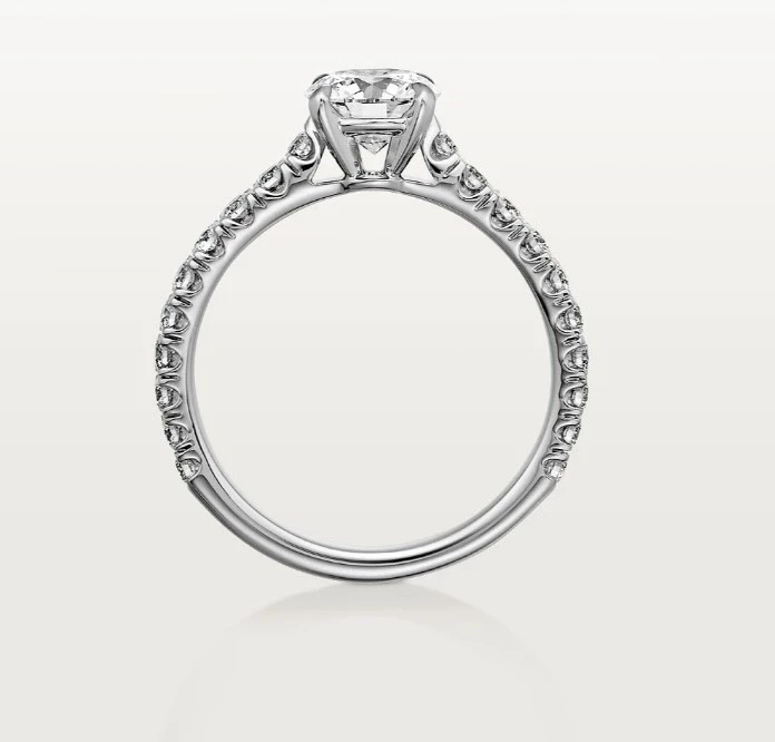 Cartier Solitaire 1895 ring 2.26 ct F/VVS1 (size 54) N4761454 4