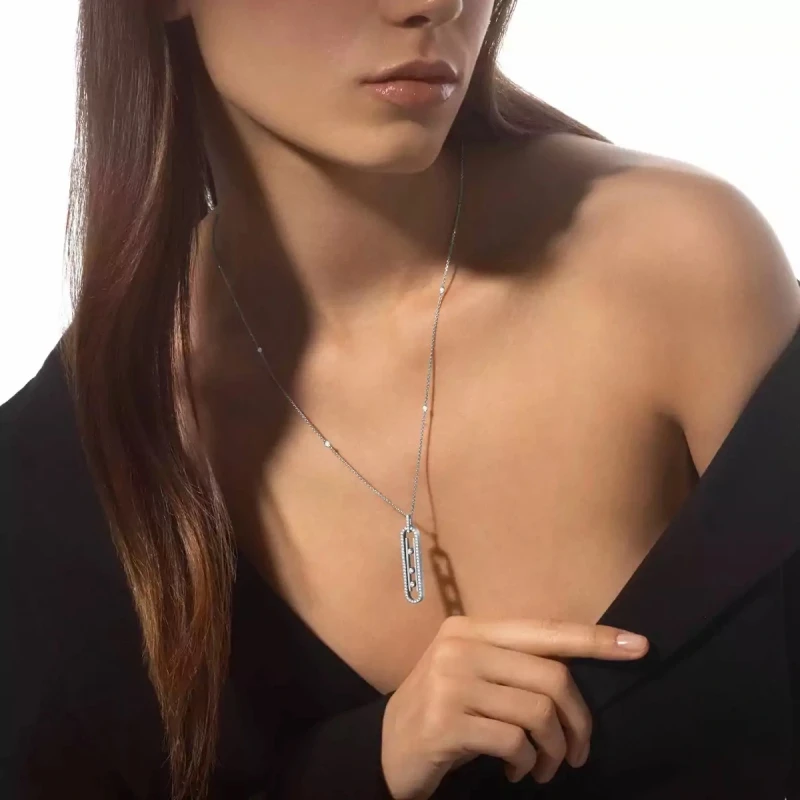 Messika MOVE 10TH PENDANT, PETIT MODÈLE 10032-WG 2