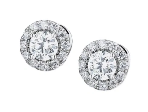 DIAMOND EARRINGS 0.50 CT F/VVS2 — 0.50 CT F/VVS2