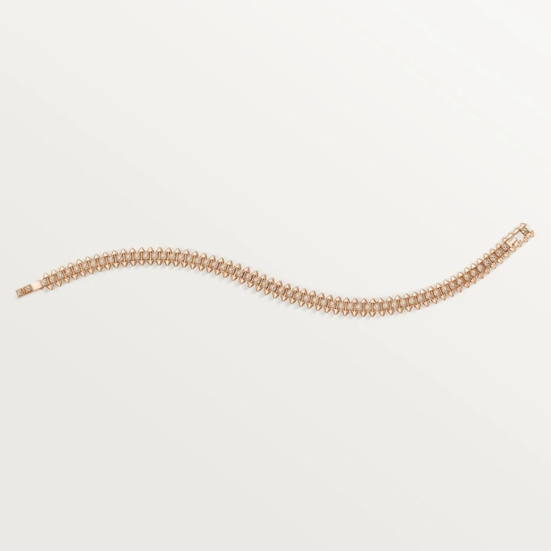 Cartier Clash de Cartier bracelet, flexible, small model, paved (SIZE 16) N6728516 8