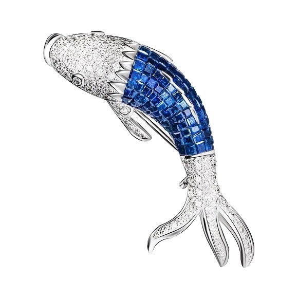 СЕРЬГИ NO NAME BROOCH FISH Jewelry