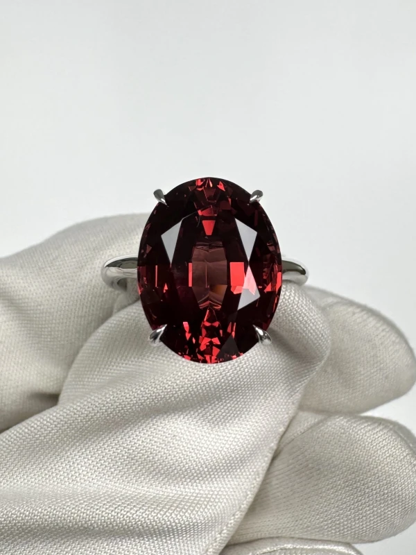No name Burma Spinel 9.20 ct Orange Ring (No hited) GRS NN9.20 4