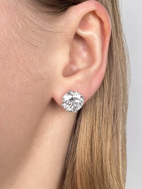 No name ROUND DIAMONDS 5.06 - 5.01 CT G/VVS-VS EXEXEX (GIA) NN5.06-5.01 2