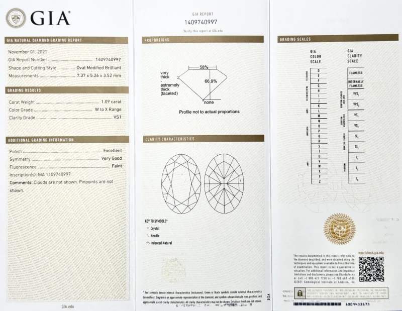 DeRosa Серьги с бриллиантами 1.09-1.08 ct  (GIA) E358217 7