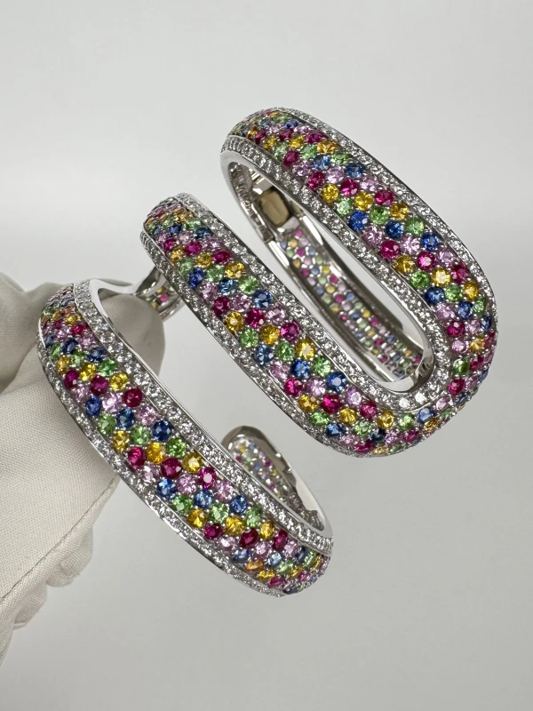 No name MULTI GEMSTONES BRASELET BY MICHELE DEILA VALLE MDV 2