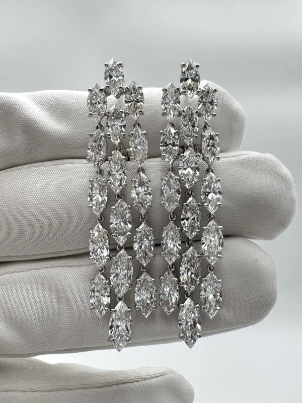 RalfDiamonds DIAMOND EARRINGS 29.44 CT H-I/VS RD29.44CT H-I/VS 3