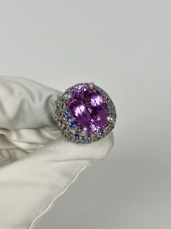 VERDI JEWELLERY КОЛЬЦО С КУНЦИТОМ 25.83 СТ A30A 3