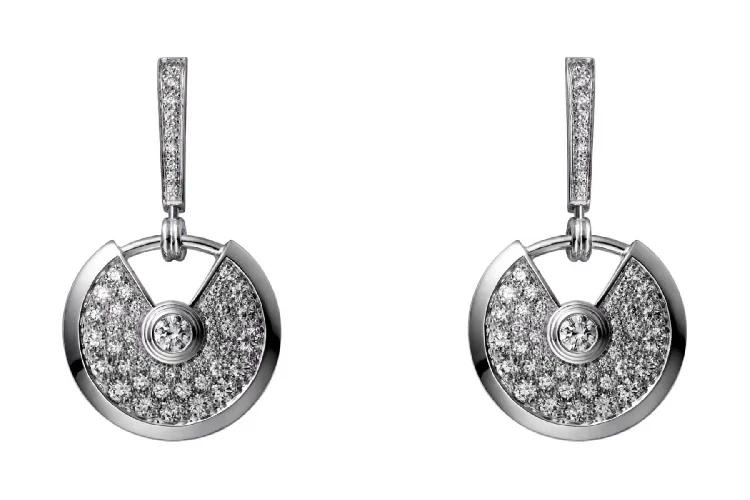 AMULETTE MEDIUM DIAMOND EARRINGS