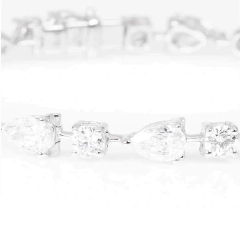 Graff ROUND&PEAR 9.91 CT DIAMONDS BRACELET GB 9.91 CT 3