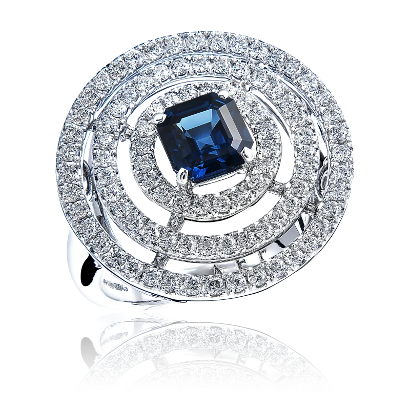 GRAFF BULLSEYE SAHHHIRE SET GR0471 3