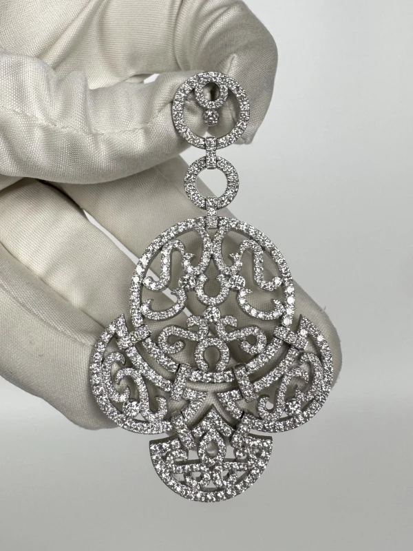 Jacob & Co LACE COLLECTION PENDANT WHITE GOLD 91636676 4