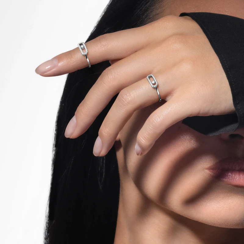 MESSIKA MOVE UNO RING (SIZE 50) 04705-WG-50 2