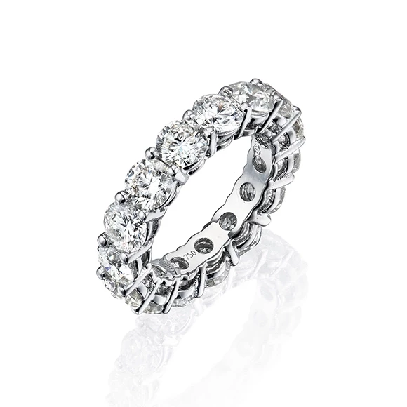 ETERNITY DIAMOND RING 4.59 CT