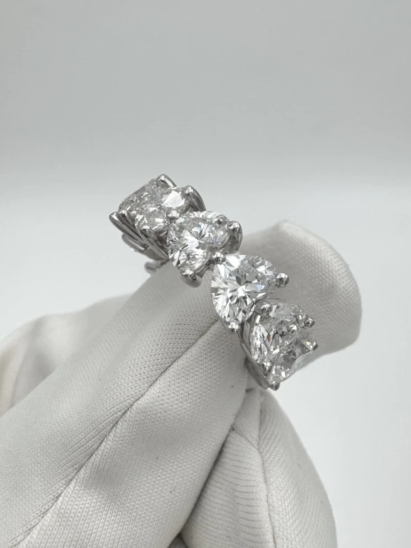 Graff HEART DIAMOND 9.32 CT RING (SIZE 50) RGR9.32 3