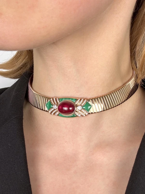 Bvlgari Tubogas Necklace 362109 2