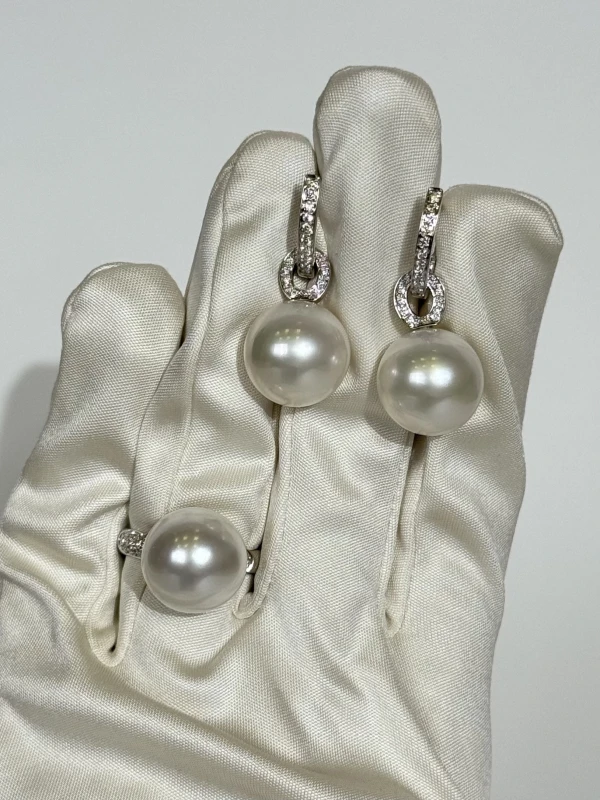 UTOPIA PEARL & DIAMOND EARRING UTOPIA 6