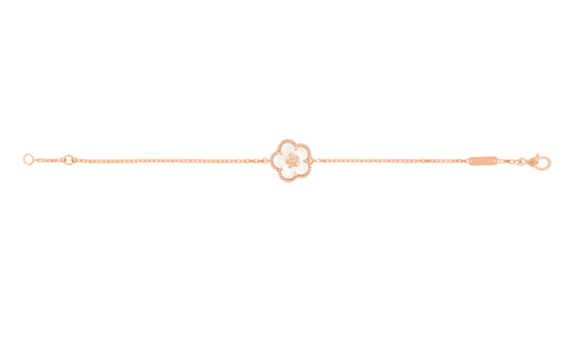 Van Cleef & Arpels Lucky Spring bracelet, plum blossom VCARP9V900 2