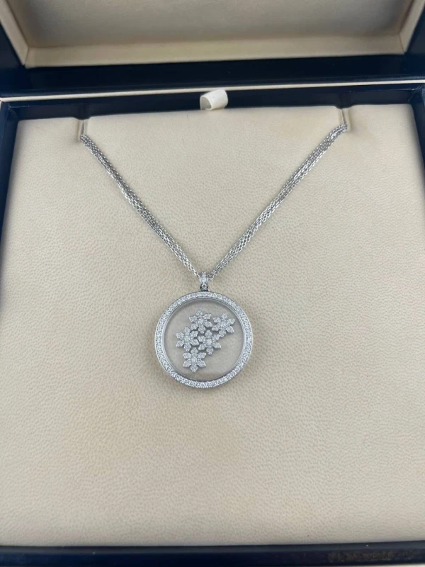 Chopard HAPPY DIAMONDS SNOWFLAKES NECKLACE 79/5758/0-20 2